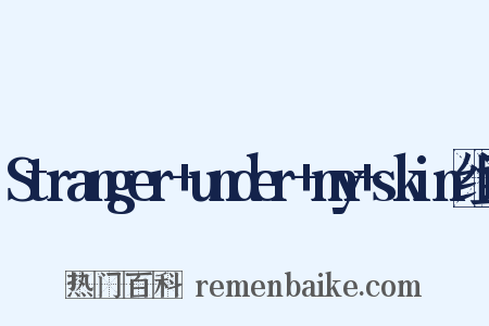 Stranger+under+my+skin组词是什么意思的图片